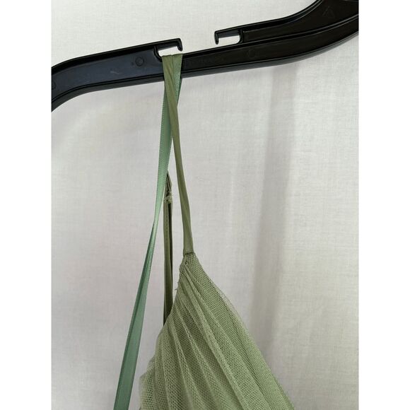 B. Darlin Prom/Formal/Bridesmaid Dress, Size 9/10 Sage Green, Tulle, Flowy - Picture 4 of 13